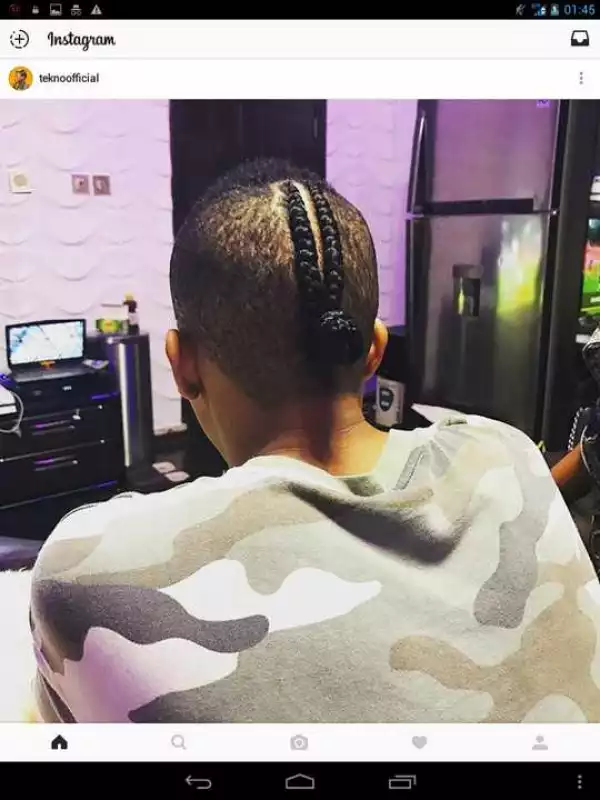 See The New Hairdo Tekno Is Rocking